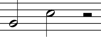 File:Half notes and rest.svg