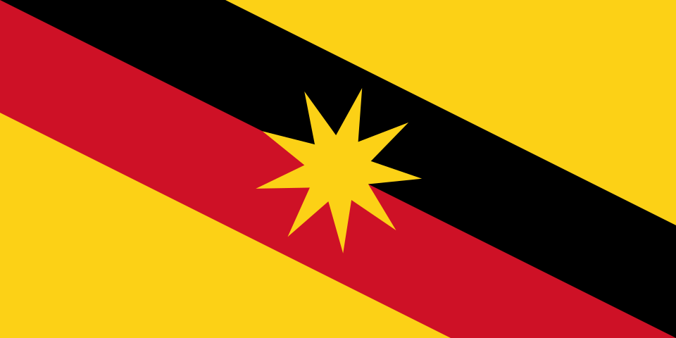 File:Flag of Sarawak.svg
