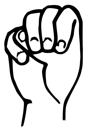 File:Sign language M.svg