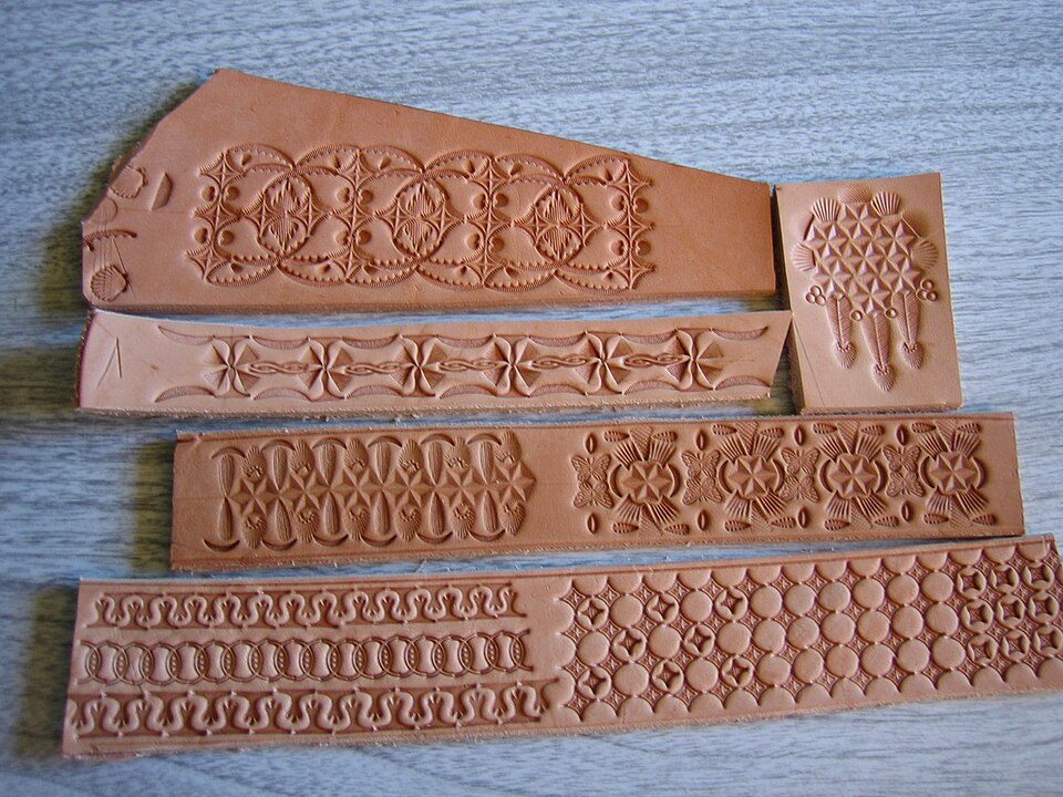 File:Stamping on Leather.jpg